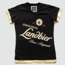 T-majica s potiskom za pivo Landbier, tkanina proti potenju, nova (b)