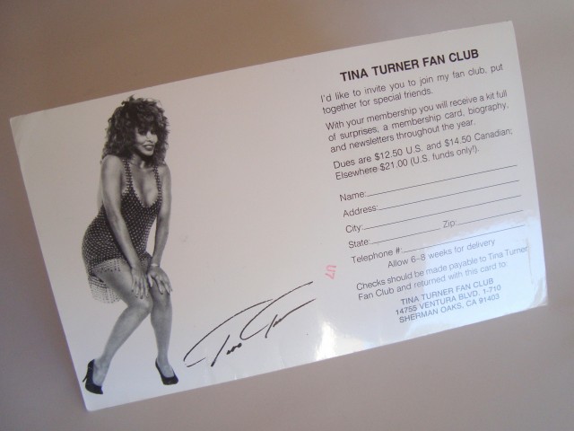 DDV TINA TURNER Live in Amsterdam - Wildest Dream Tour'96 +orig. Fan Club razgl.