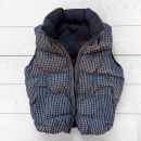 ZARA obojestranski otroški puhast brezrokavnik, št.134 oz. M (a)