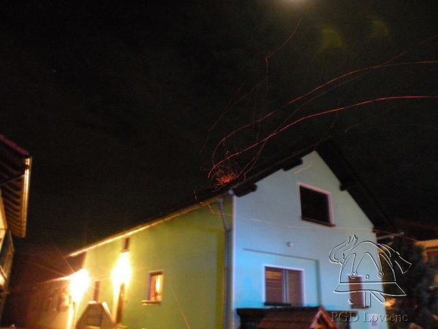 Dimniški požar v Župečji vasi - foto