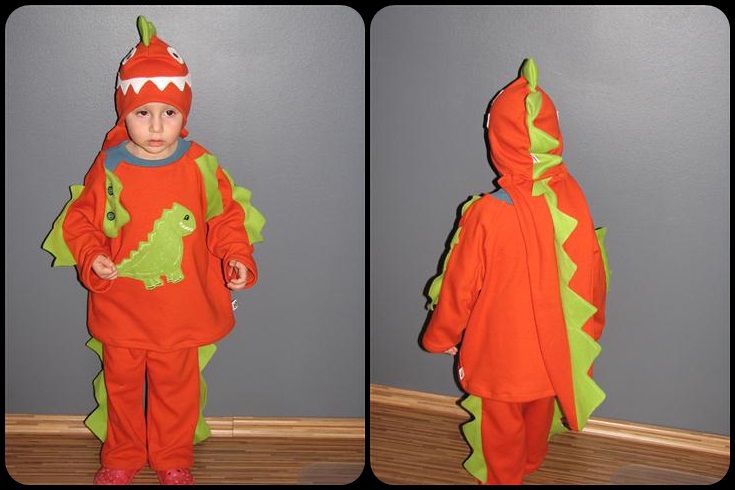 pustni kostum dinozaver (45€)