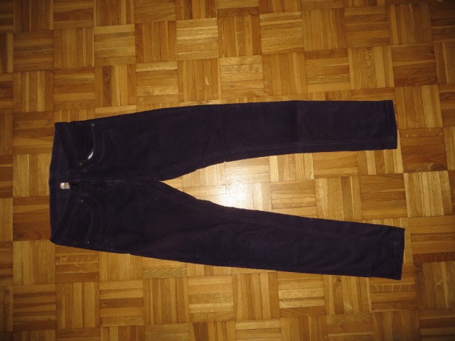 Temno lila žametke 158 kot nove - 2,5 eur