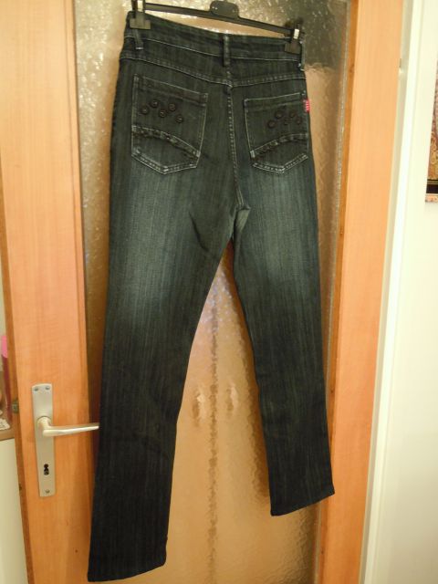 Hlače jeans temne - foto