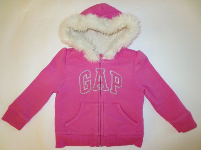 Gap kapucar sherpa pink 3T