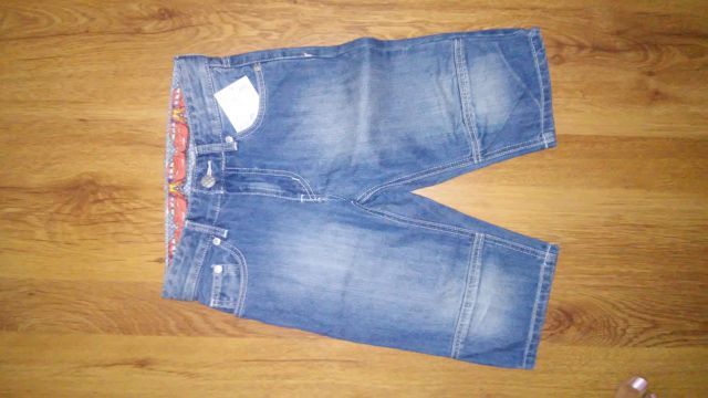 jeans kratke hlače 110; 5 €