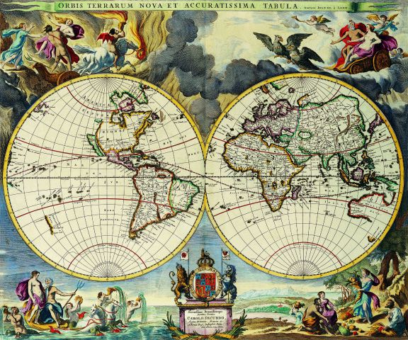 Starinski zemljevidi - foto