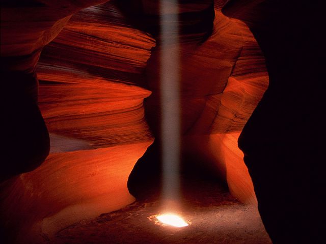 Arizona - Shaft of Sunlight, Slot Canyon