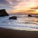California - Greyhound Rock Beach, Santa Cruz County