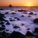 California - Shoreline at Sunset, Patricks Point State Park