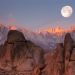 California - Sierra Moonrise