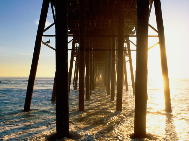 California - Under the Boardwalk, Oceanside