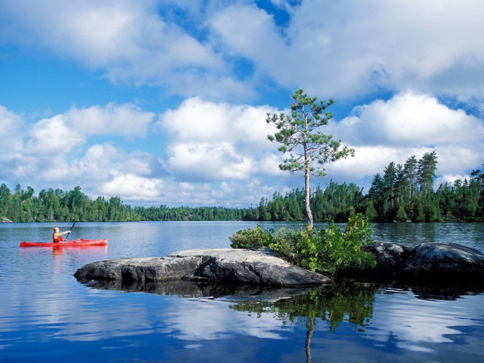 Minnesota - Kayaking in Boundary Waters Canoe Area Wilderness