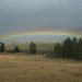 Montana - Lamar Valley Sunset Rainbow, Yellowstone National Park