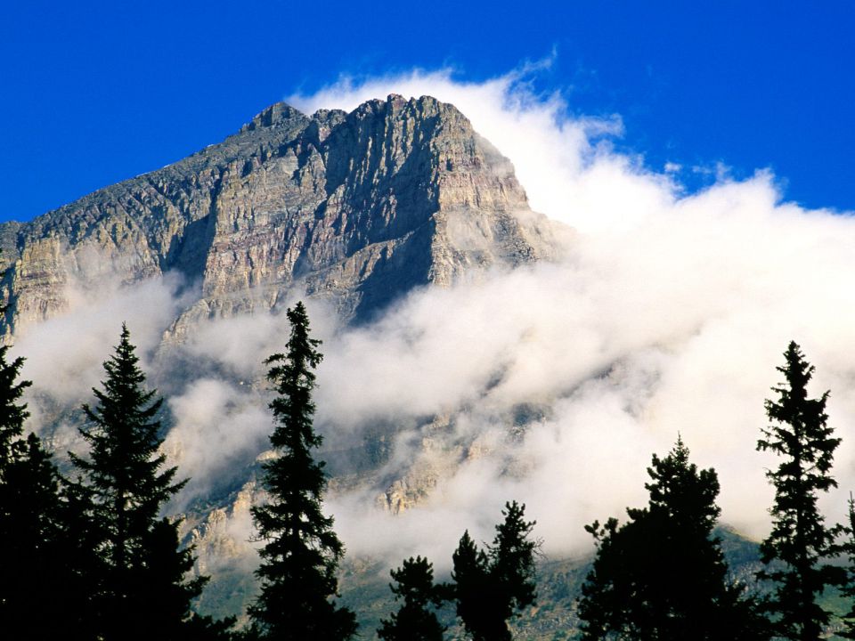 Montana - Mountain Mist, Glacier National Park