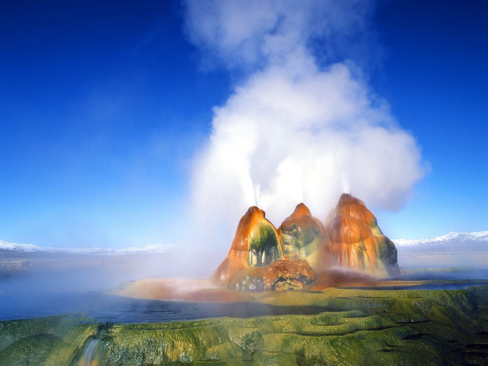 Nevada - Fly Geyser, Black Rock Desert