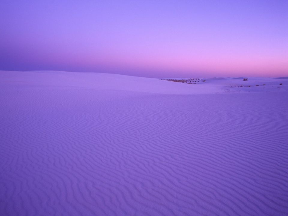 New Mexico - White Sands National Monument at Twilight