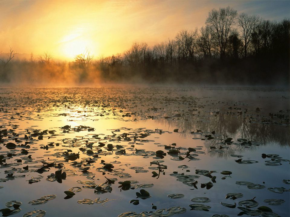 Ohio - Cuyahoga Valley National Recreation Area at Sunrise