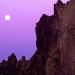 Oregon - Moonset Over Smith Rock, Deschutes County