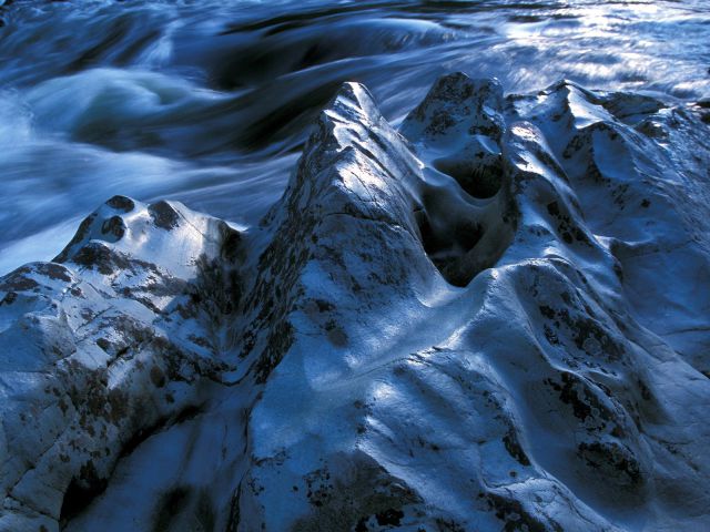 Oregon - River-sculpted Rocks, Lower Rogue River