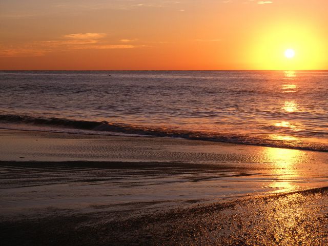 South Carolina - Sunrise Over the Atlantic, Myrtle Beach