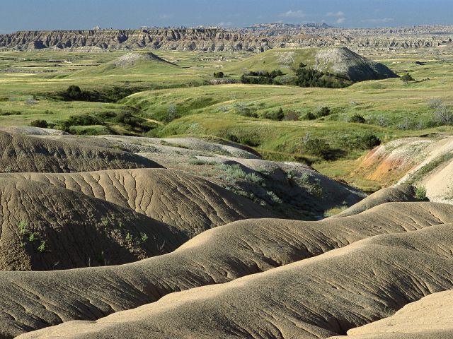 South Dakota - Eroded Landscape, Badlands National Park
