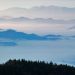 Tennessee - Mountain Ridges at Sunrise, Great Smoky Mountains