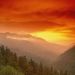 Tennessee - Sunset From Morton Overlook, Great Smoky Mountains National Park