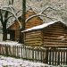 Tennessee - Tipton Cabin in Winter, Great Smoky Mountains National Park