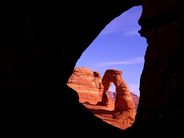 Utah - Delicate Arch Through Frame Arch