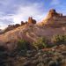 Utah - Sandstone Formations at Sunset, Arches National Park