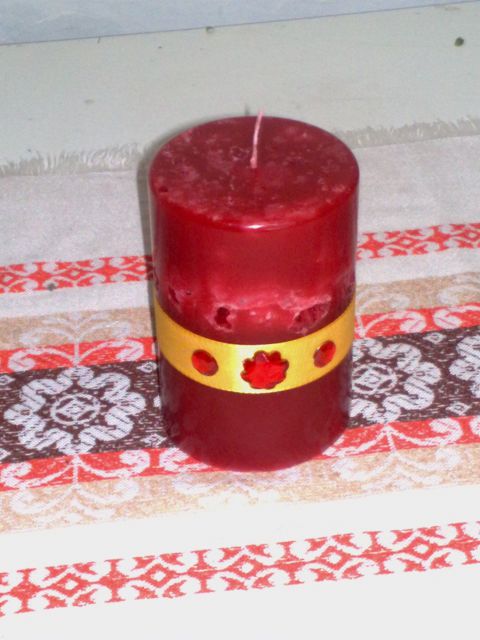 Ročno izdelane dekorativne sveče - foto