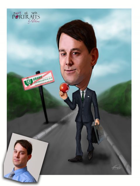 Karikatura sodelavca