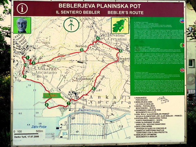 BEBLERJEVA POT:ANKARAN-HRVATINI-SV.KATARINA-BEBLER-ANKARAN