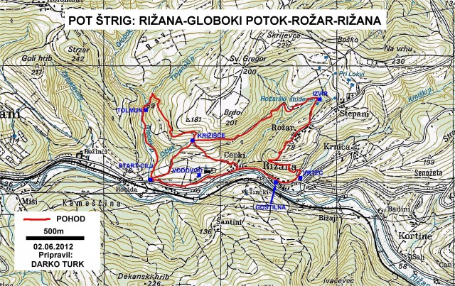 POT ZA SRCE: RIŽANA-ROBIDA-GLOBOKI POTOK-ROŽAR-RIŽANA