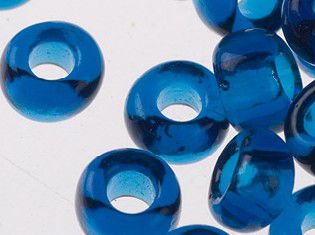 Rocailles perle 2,2 in 2,6 mm - prosojne - foto
