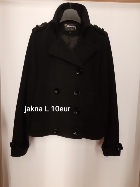 Črna elegantna jakna