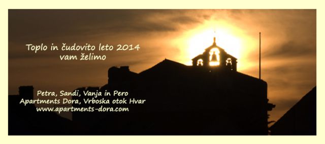 Toplo in čudovito leto 2014;-)