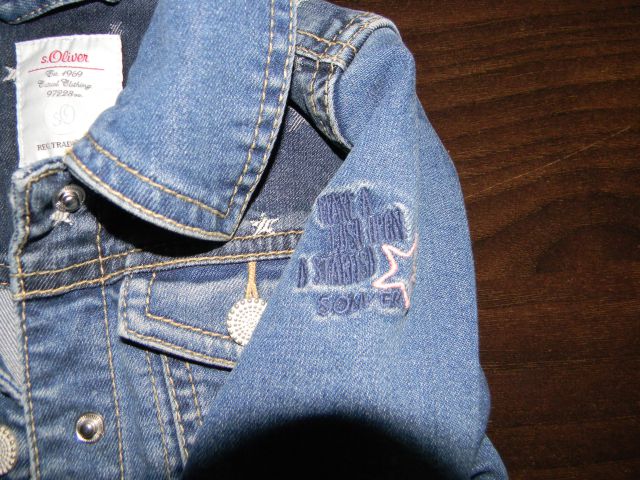 Jeans jakna s.oliver št.110