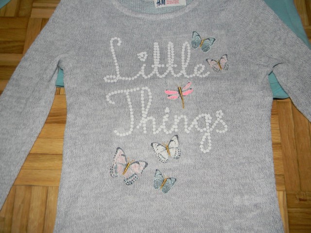 *puloverček h&m  št. 110/116 - 3,5 eur