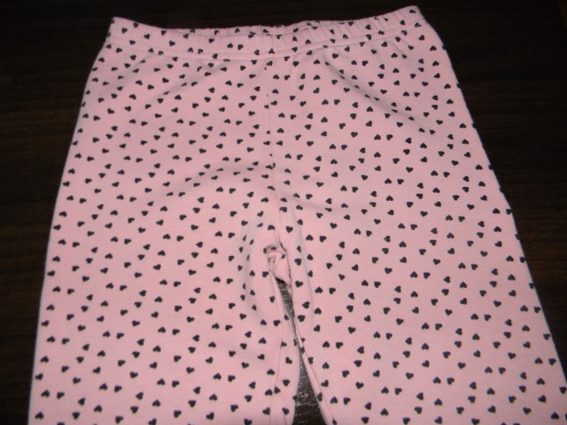 *umazano roza -  tople legice c&a št.128 - 3 eur