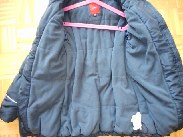 Zimski plašček s.oliver št.134 - 25 eur