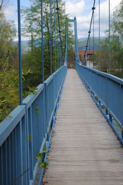 Antenin tek čez viseči most 2013 - foto