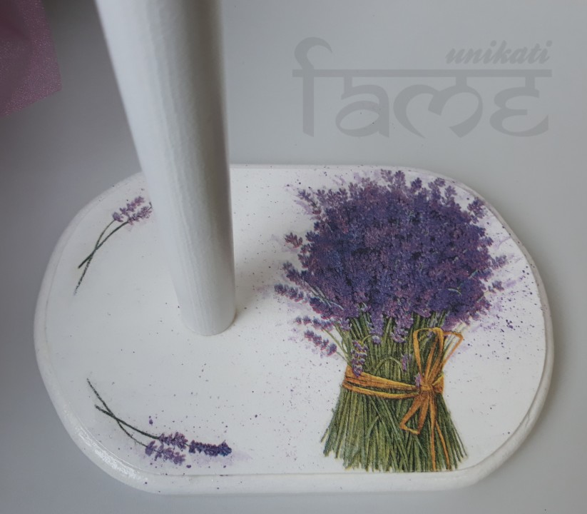 darila - stojalo za papirnate brisače *lavanda5*