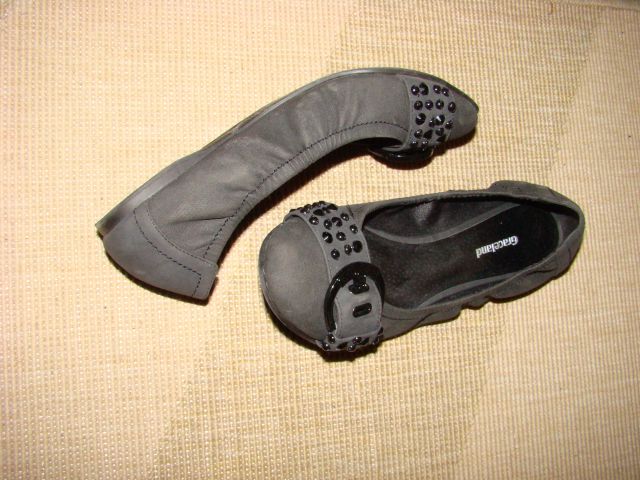 Balerinke z elastiko temno sive3x obute
