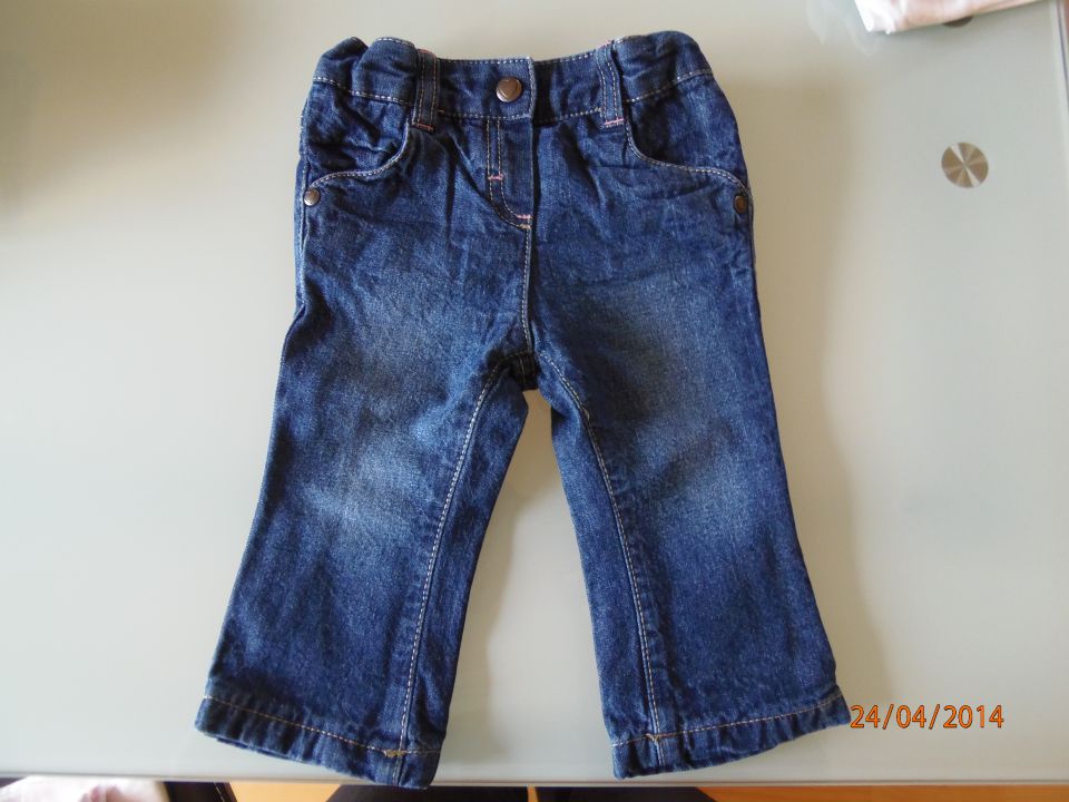 jeans podložene hlače - 3€