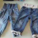 podložene jeans hlače - 5€