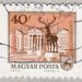 HUNGARY - CIRCA 1972- A post stamp printed in Hungary shows palace in Szarvas, circa 1972