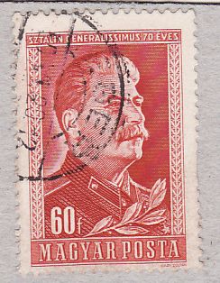 Magyar posta 60f - Sztalin generalissimus 70 eves