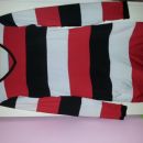 Rdeče,belo-črna tunika, mini obleka, vel. M, cena: 12 EUR