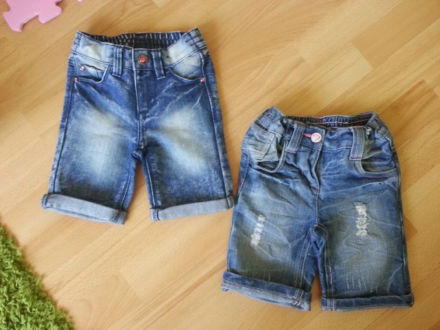 Bermuda jeans hlače 86/92, nove